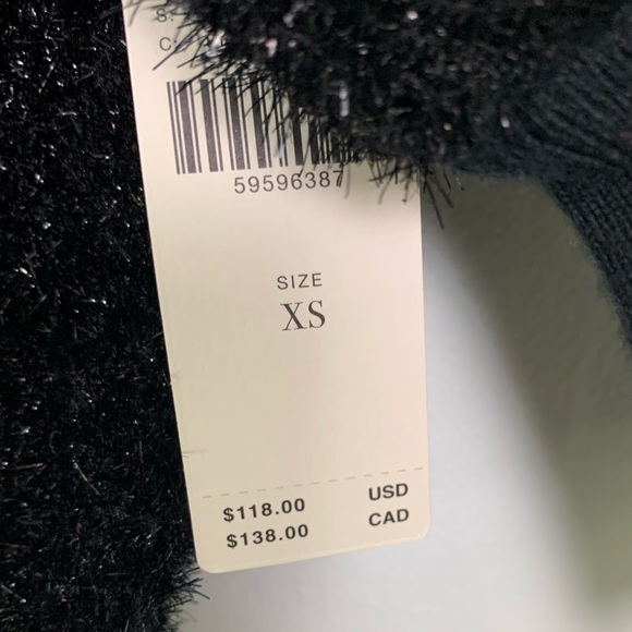 NWT Anthro Maeve Pamela Tinsel Shimmer Sweatshirt - Picture 8 of 10